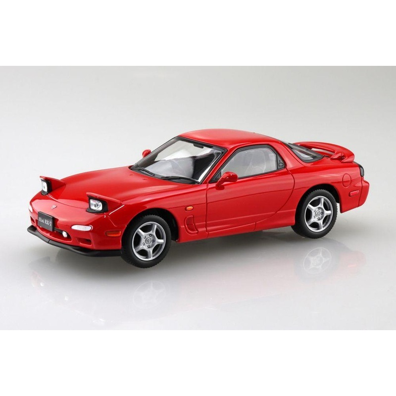 Aoshima RakuPla Snap Kit Infini FD3S RX-7 Vintage Red Plastic Model