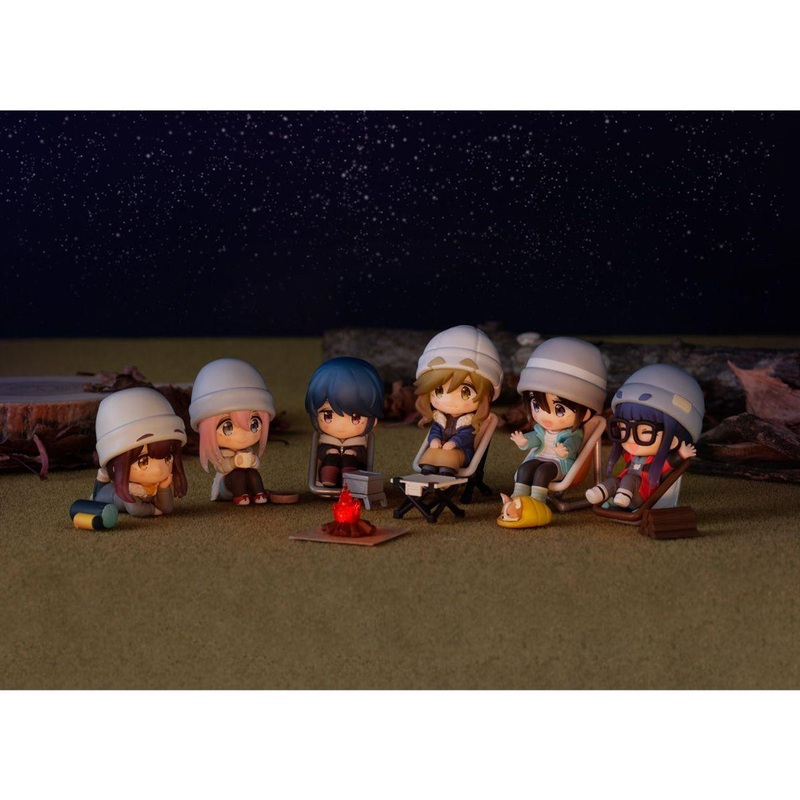 Bandai Candy Laid-Back Camp Season 3 Chibi Figure Collection 8Pcs Box