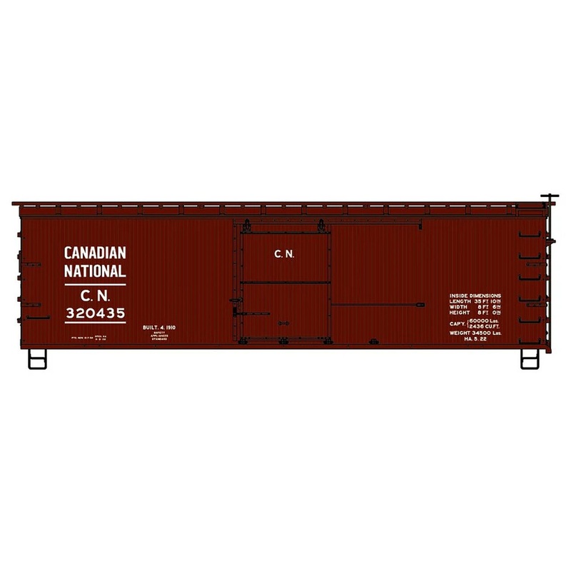 HO 36′ Wood Boxcar CN
