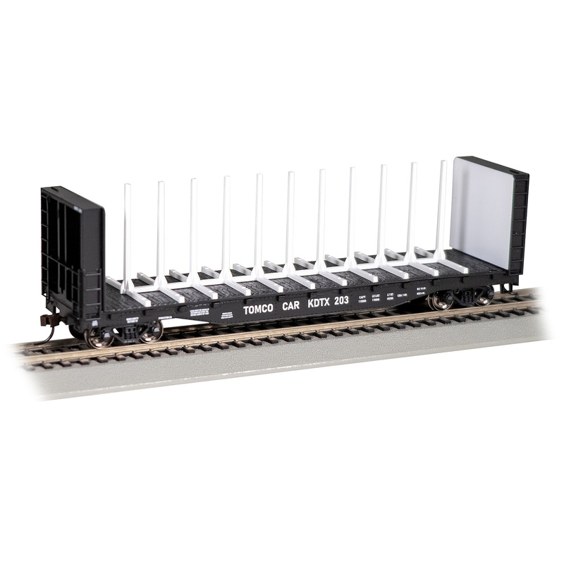 HO 52′ Flatcar Tomco Car #203