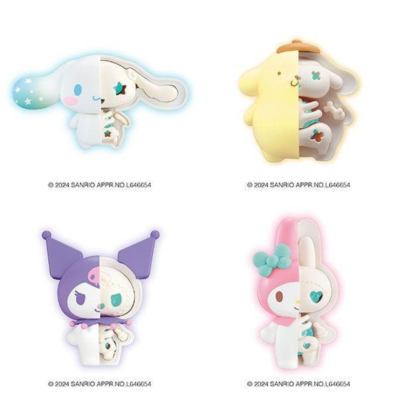 MegaHouse KAITAI Puzzle Fantasy – Sanrio Characters Pop Mint Mix 4pcs Box