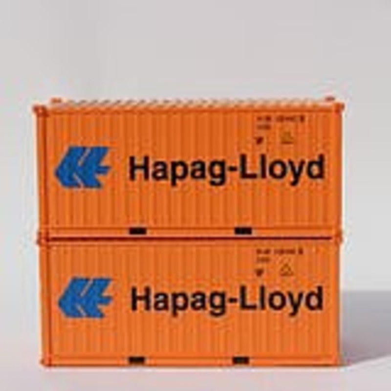 N 20′ Std Height CS Containers HAPAG-L