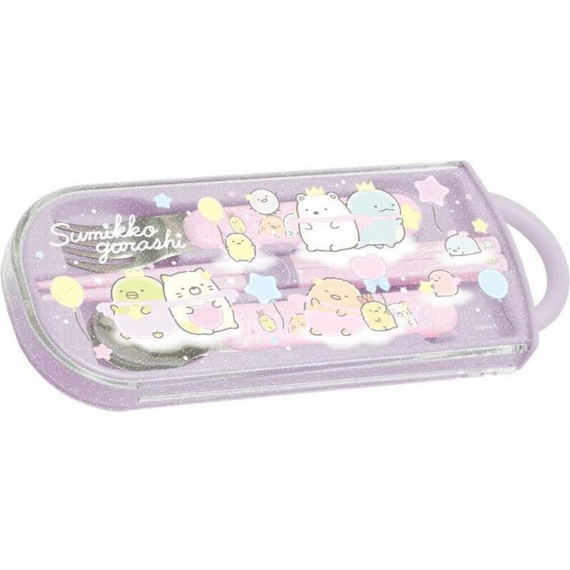 San-x Sumikko Gurashi Fork, Spoon and Chopsticks Set