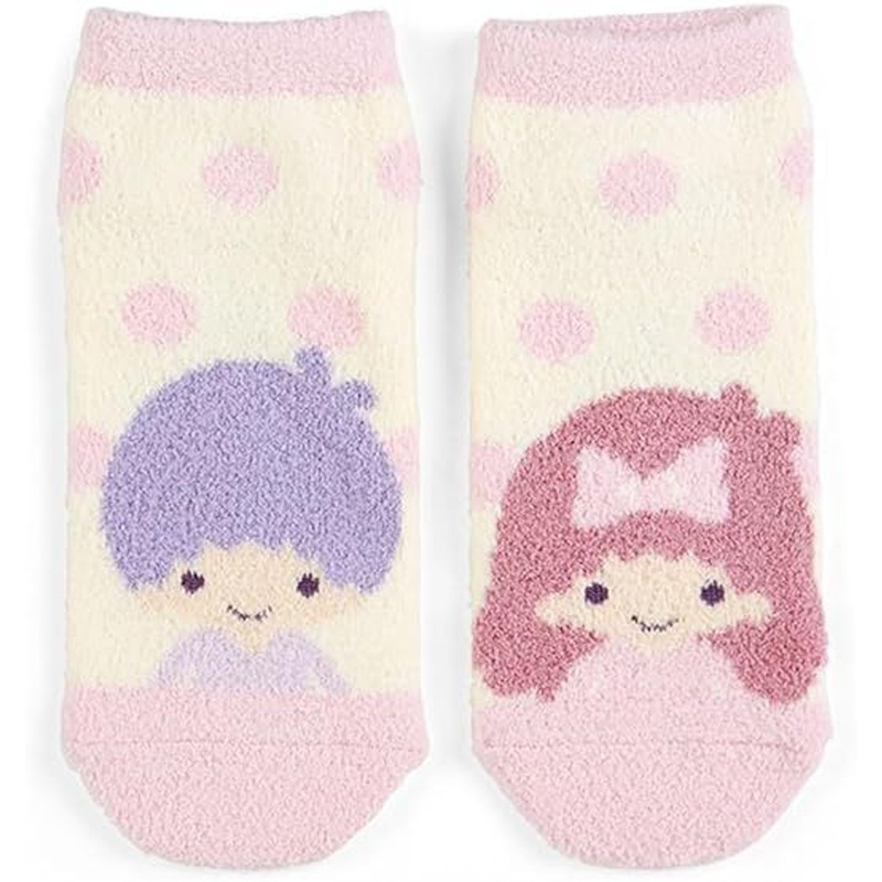 Sanrio MokoMoko Fluffy Socks Little Twin Stars (23~25cm)