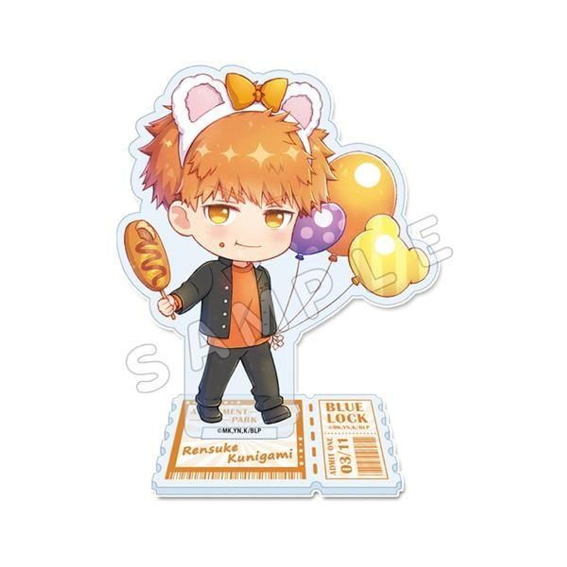 Seasonal-Plant’s Blue Lock Puchichoko Acrylic Stand Rensuke Kunigami Amusement Park