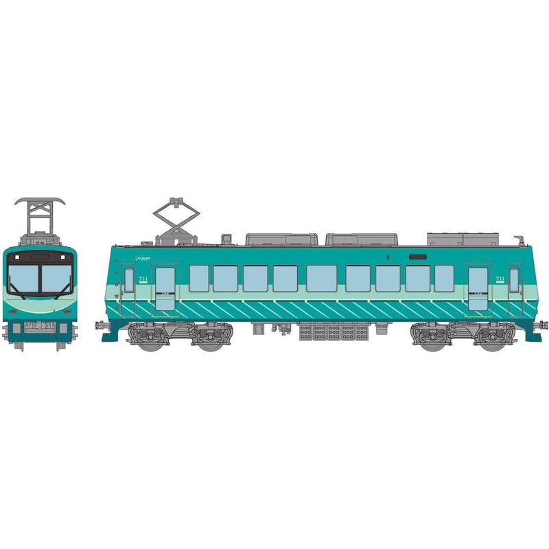 Tomytec Eizan Electric Railway Series 700 Renewal Car No.711 (Green) (N scale)