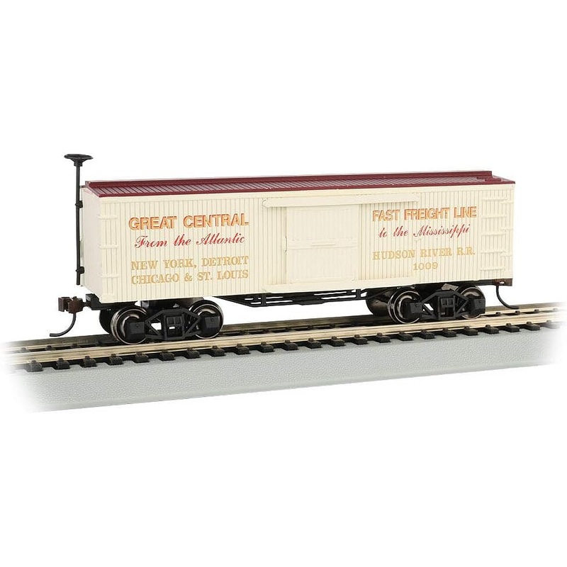 34′ Wood Old-Time Boxcar NYC & Hudson River