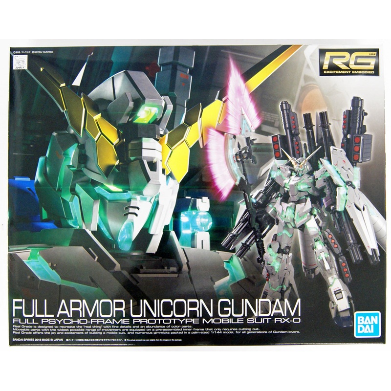 Bandai RG-30 Full Armor Unicorn Gundam 1/144 Scale Kit