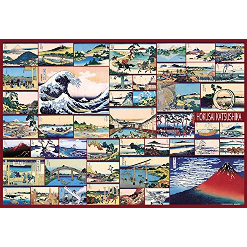 Beverly Jigsaw Puzzle M81-561 Hokusai Katsushika Thirty-six Views of Mount Fuji Collection (1000 S-Pieces)