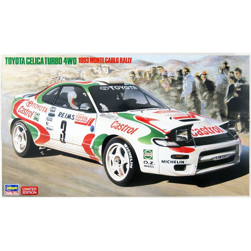 Hasegawa 20401 Toyota Celica Turbo 4WD 1993 Monte Carlo Rally 1/24 Scale Kit