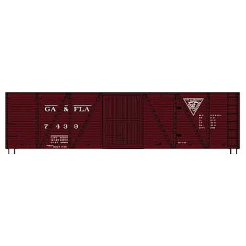 HO Wood Boxcar 1950 G&F