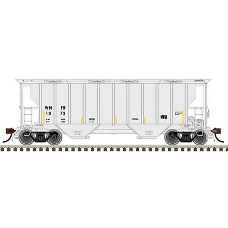 Portec 3000 Covered Hopper WNFR #1072