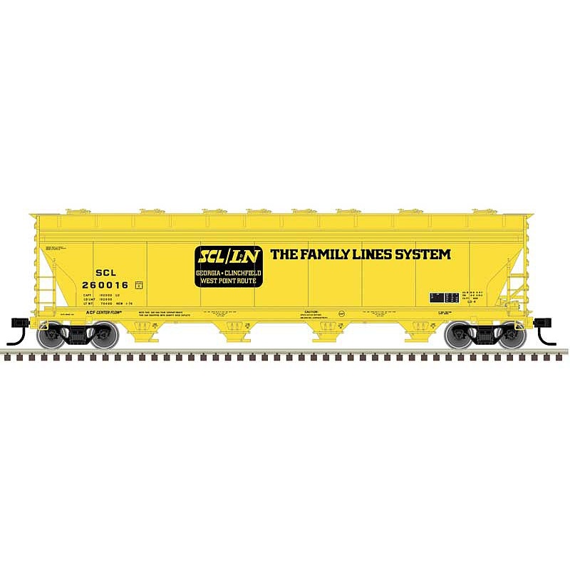 ACF 5250 Centerflow Covered Hopper SCL #260022