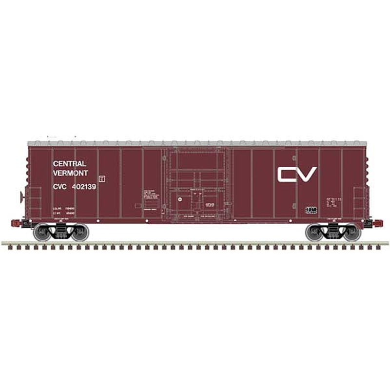 NSC Plug Door Boxcar Newsprint CV #402290