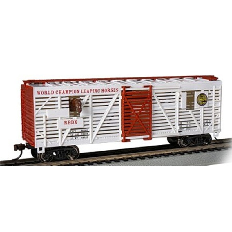 Ringling Bros. Animated Horse Stock Car white