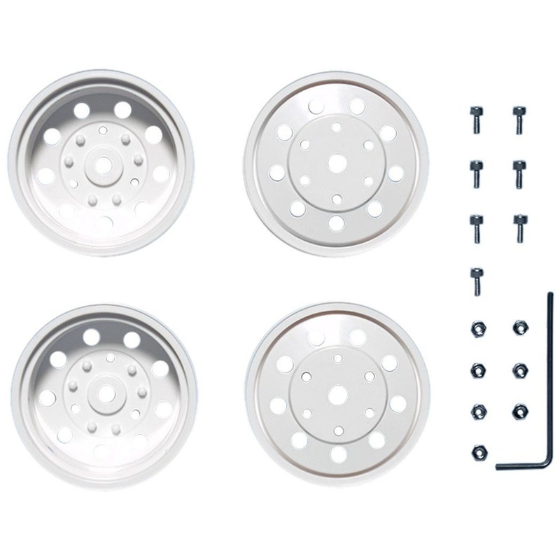 Tamiya 56542 (TROP42) RC 22mm Rear Wheels 2pcs White