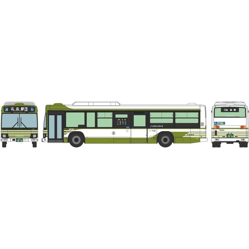Tomytec My Town Bus Collection MB7-2 Hiroshima Electric Railway (N scale)