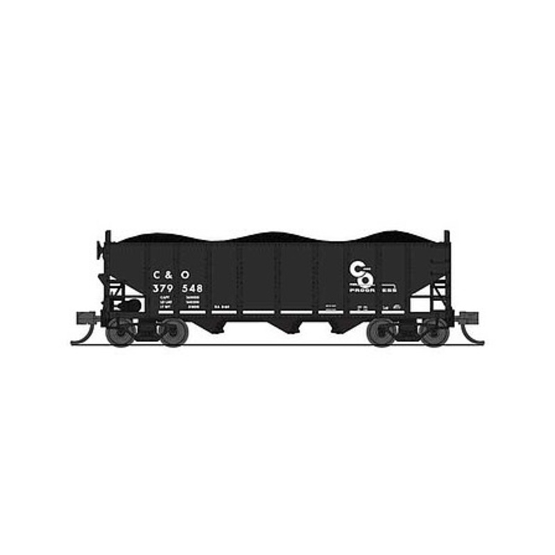 3-Bay Hopper car Chesapeake & Ohio pack A (2)