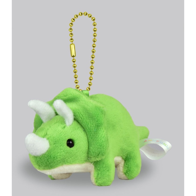 Amuse Dinosaur Era Plush Doll Triceratops Keychain