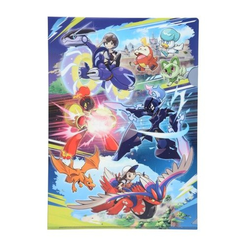 Pokemon Center Original A4 Clear File – JOURNEY in Paldea