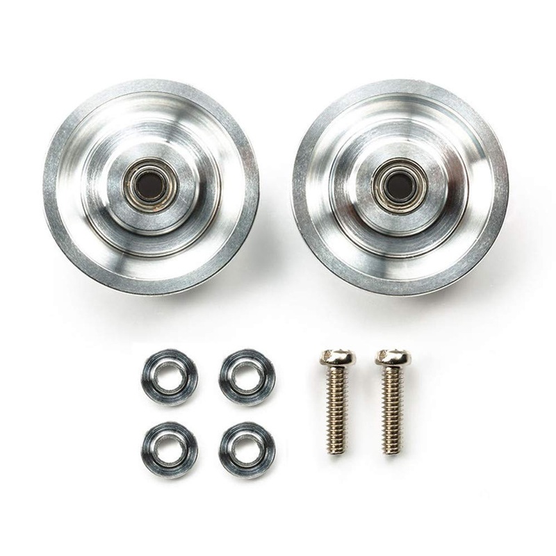 Tamiya Mini 4WD 95436 HG 19mm Tapered Aluminum Ball-Race Rollers (Ringless)