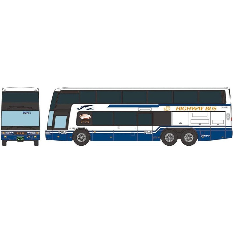 Tomytec The Bus Collection Regular Operation Commemoration JR Tokai Bus Mitsubishi Fuso Aero King Dream Nagoya No.2 (N scale)