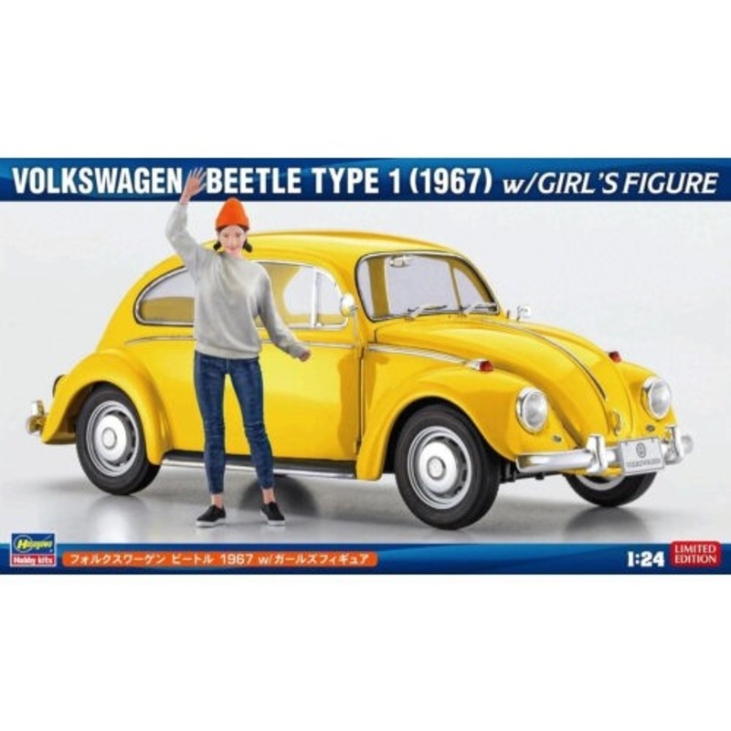 1:24 VW Beetle (1967) w/figure