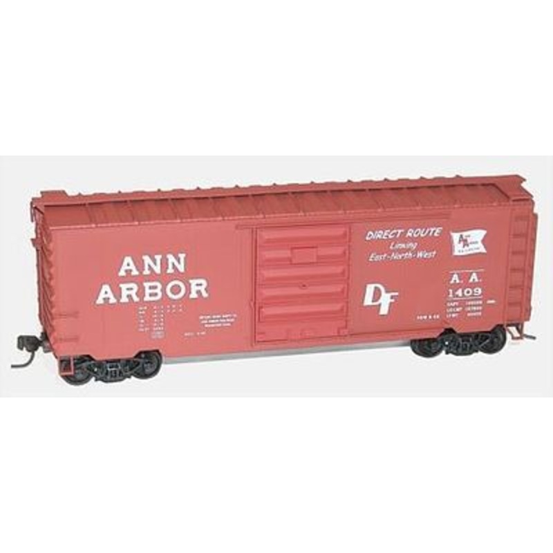 40′ PS-1 Steel Boxcar – Kit – Ann Arbor #1409