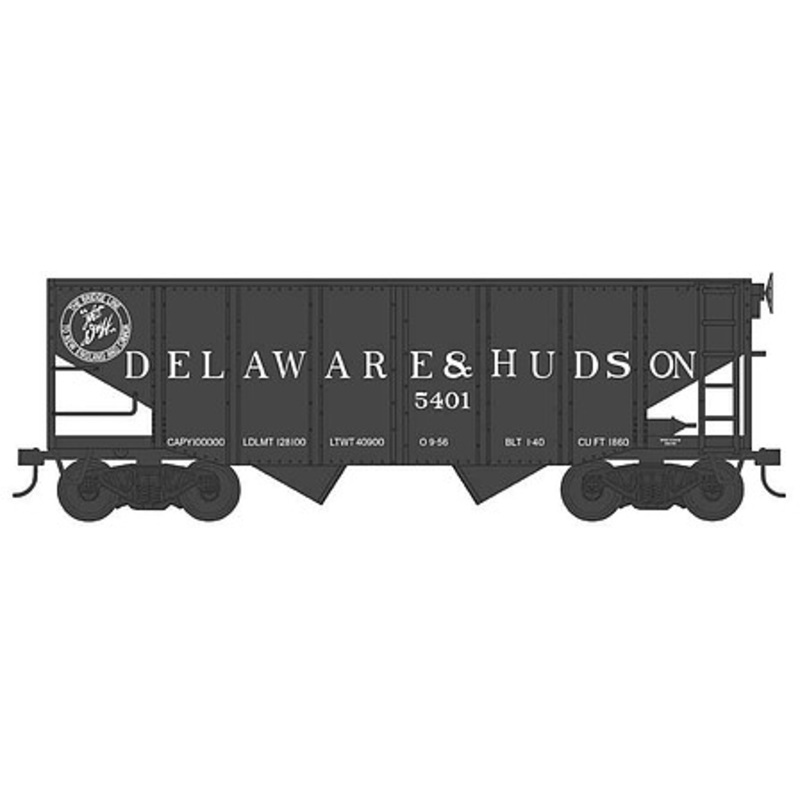 55 ton Fishbelly Hopper Delaware & Hudson #5401