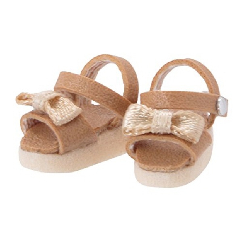 Azone PIC146-CML 1/12 Ribbon Strap Sandal Camel
