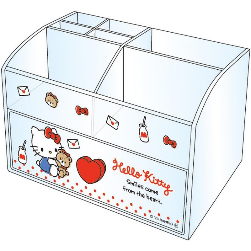 Kcompany Sanrio Cosmetic Storage Case Hello Kitty