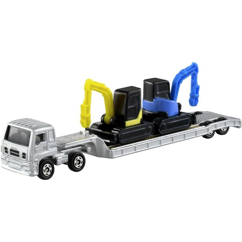 Takara Tomy Tomica Long Type No.142 Isuzu Giga Heavy Construction Machinery Transporter