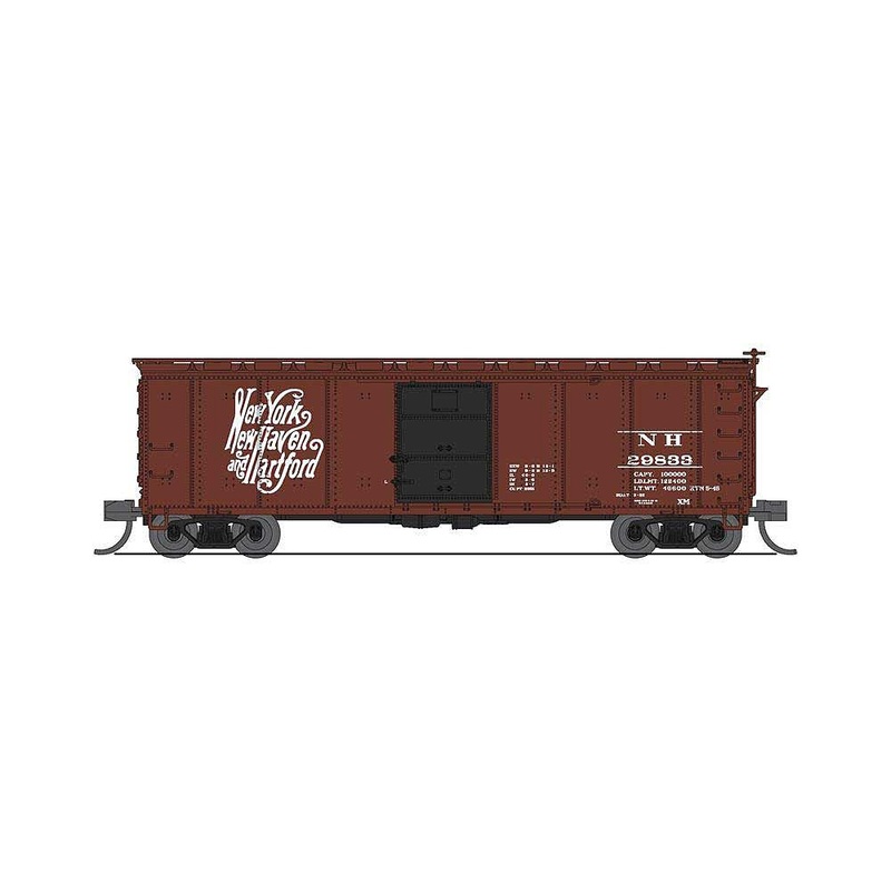 40′ Steel Boxcar 2 pack New Haven