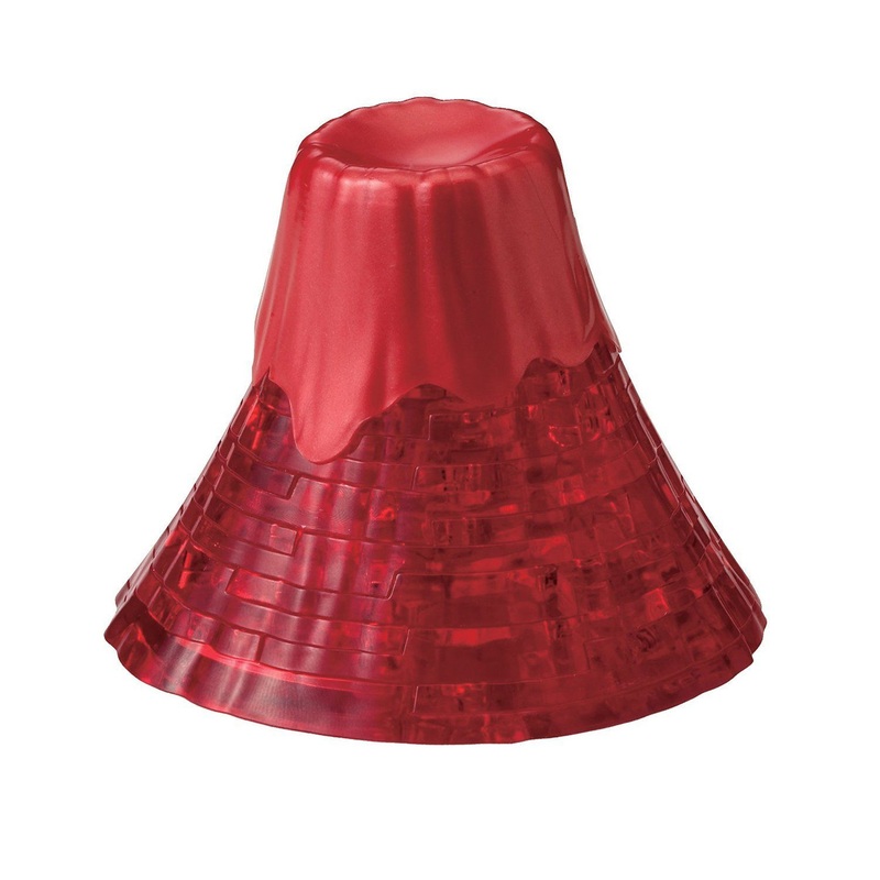 Beverly Crystal 3D Puzzle 50206 Mt. Fuji Red