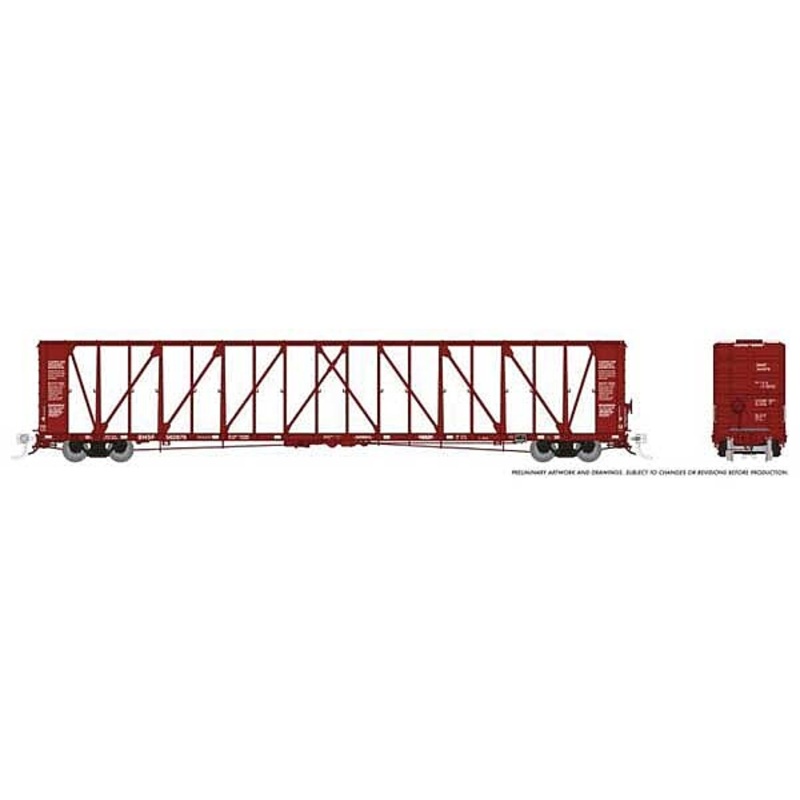 Ho NSC 73′ Centerbeam BNSF Brown