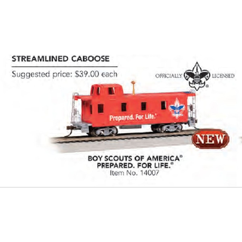 HO Off-Set Cupola Caboose BSA-Prepared For Life