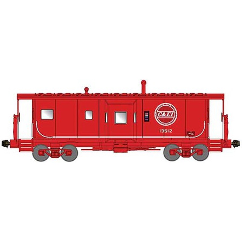 International Car Bay Window Caboose Phase 2 C&EI 13514
