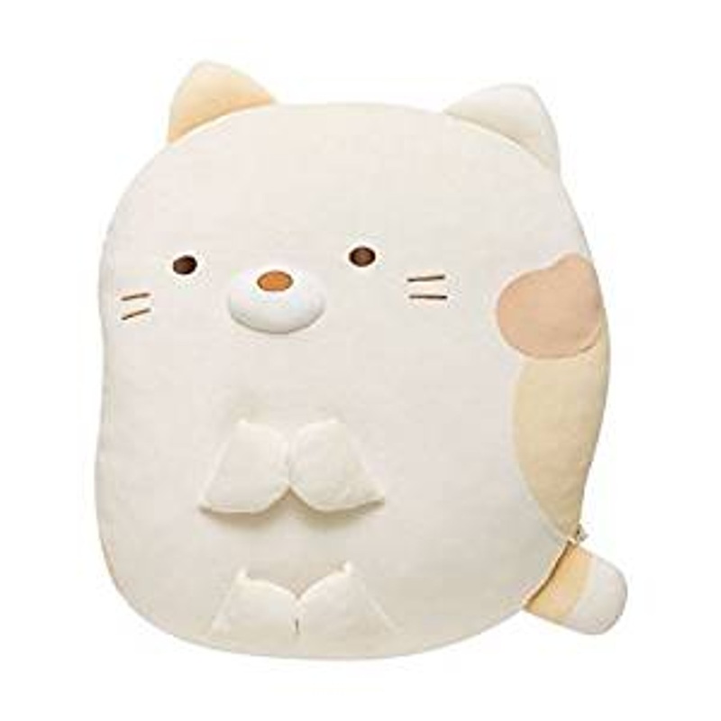 San-X Plush Doll Sumikko Gurashi Super Squishy Die Cut Coushion Cat TJN