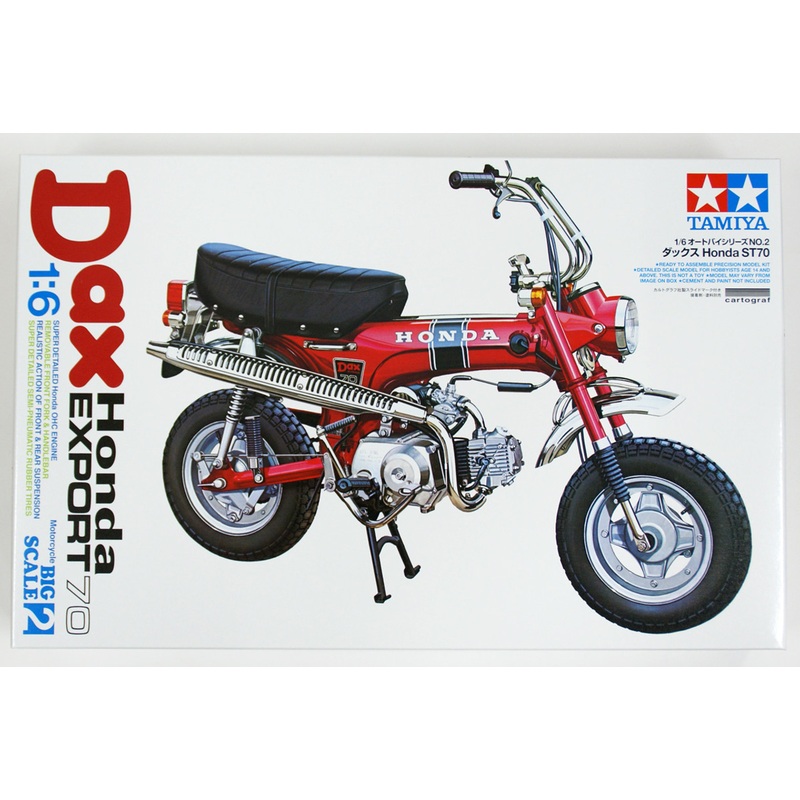 Tamiya 16002 Dax Honda Export ST70 1/6 Scale kit