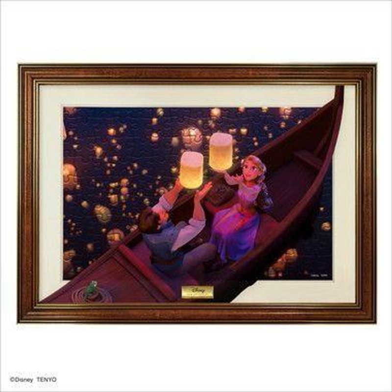 Tenyo D-200-910 Jigsaw Puzzle Film Art Gallery Tangled Rapunzel(200 Pieces)