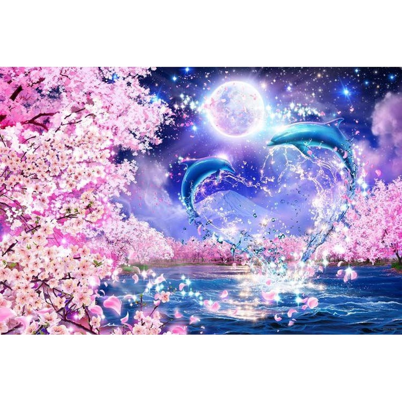 Yanoman 10-1457 Jigsaw Puzzle Sakura Eternity (1000 Pieces)