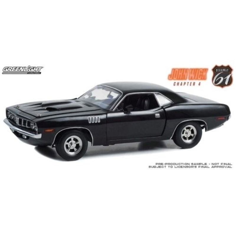 1:18 John Wick 4 Plymouth Cuda