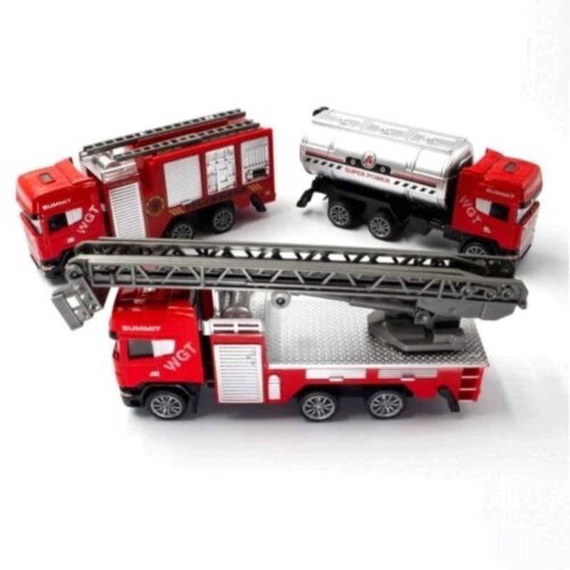 1:64 Fire Engine Vehicle 3pc