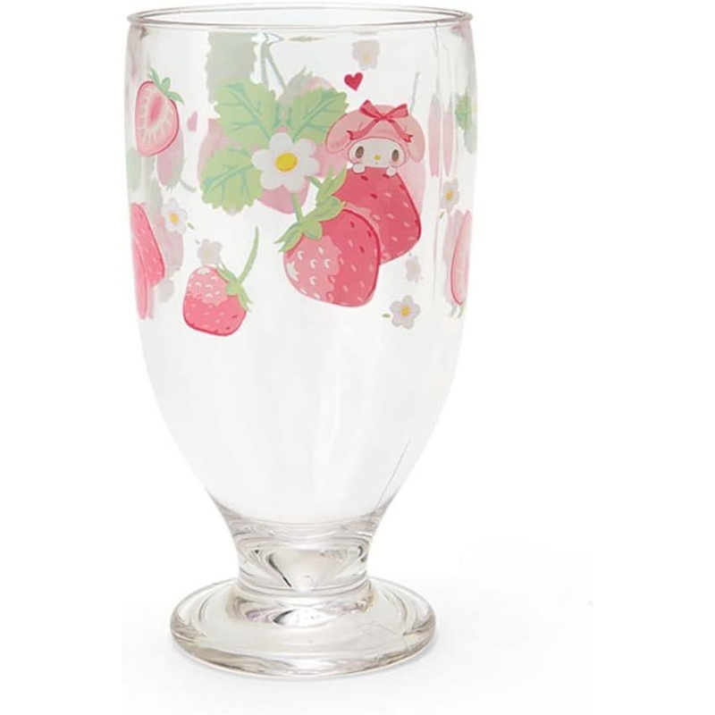 Sanrio Drinking Glass My Melody Colorful Fruit Design