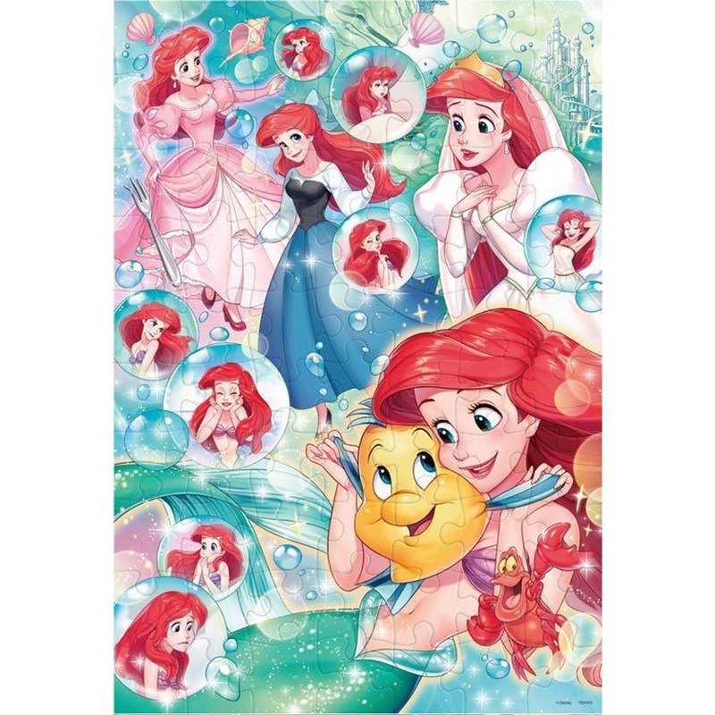 Tenyo DK70-363 Jigsaw Puzzle Disney the Little Mermaid in Dream (70 Pieces) Child Puzzle