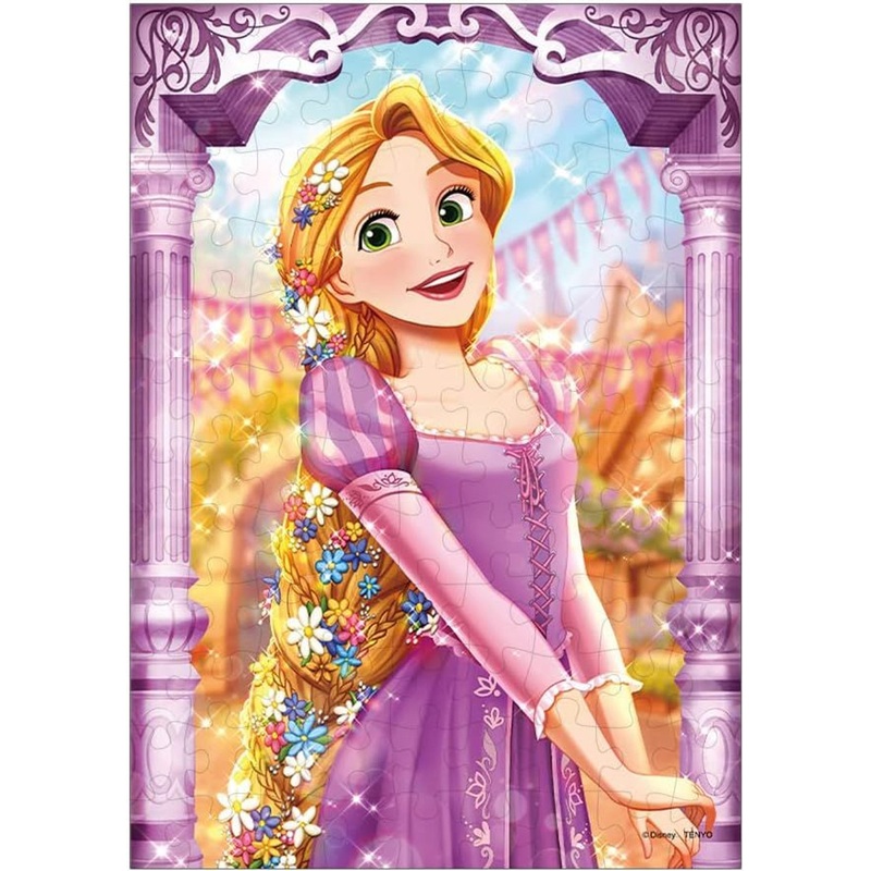 Tenyo Jigsaw Puzzle Disney Tangled Cheerful Rapunzel (108 Pieces)