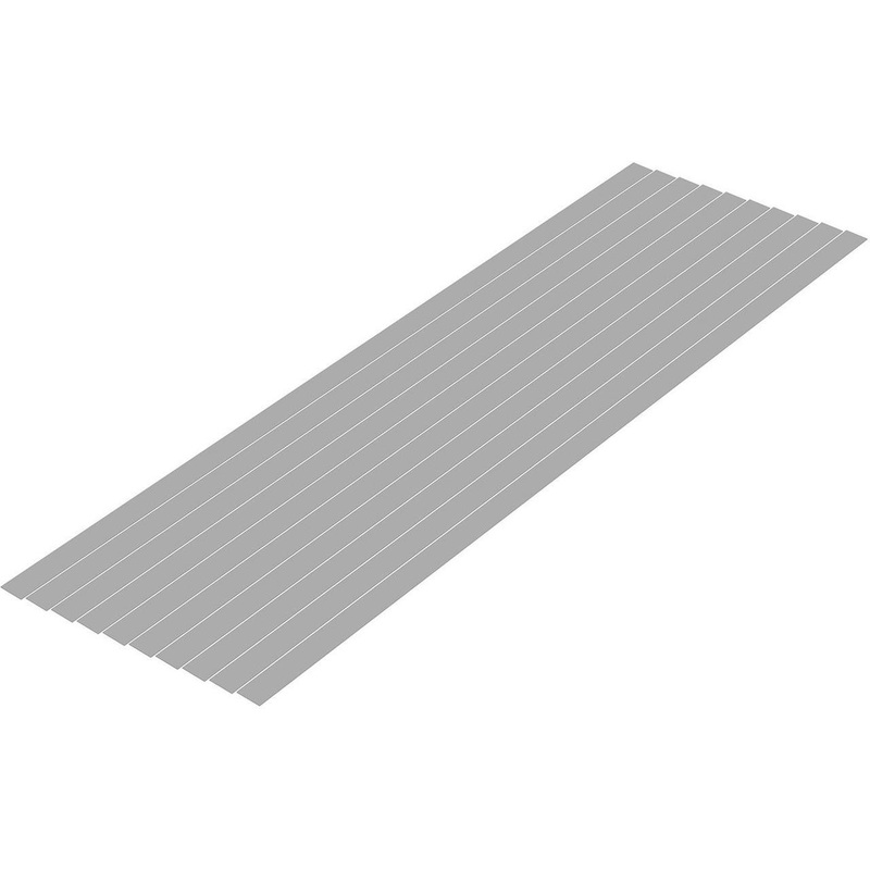 Wave Pla=Materials [Gray] Thin Board 0.3 x 7.0 mm 10pcs