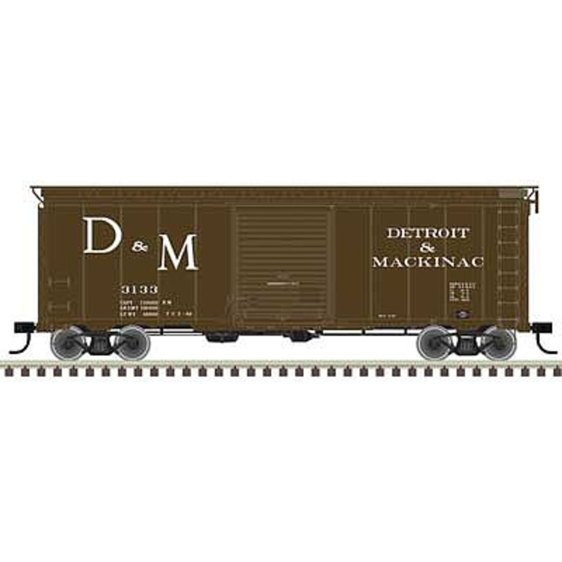 40′ Postwar Box Car Detroit & Mackinac #3113