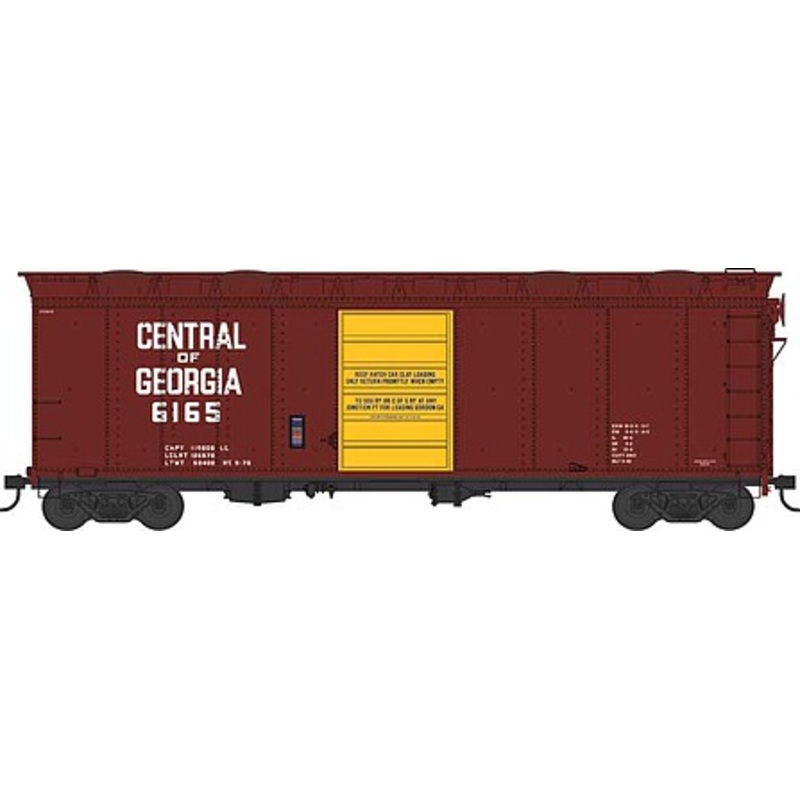 40′ Steel Side Boxcar Central of Georgia #6162