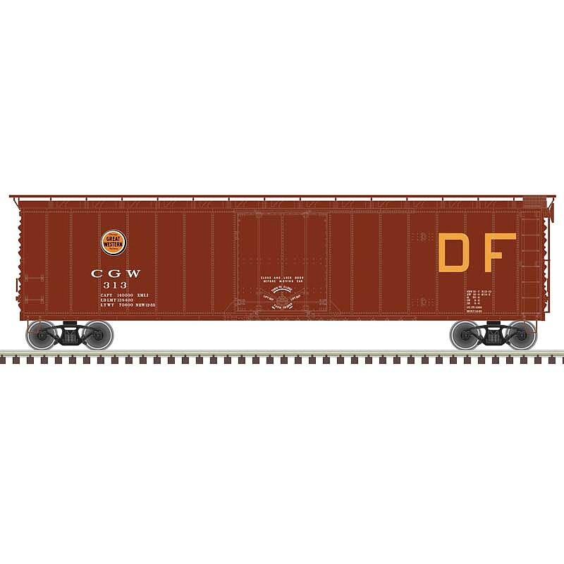 50′ Plug-Door Boxcar Chicago Great Western #341
